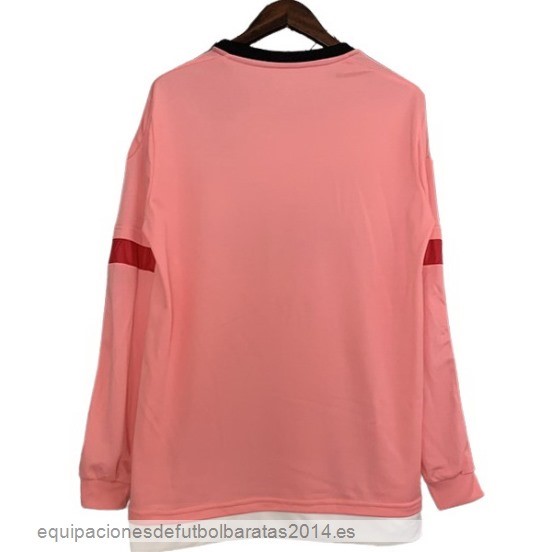 Nuevo 2ª Manga Larga Juventus Retro 2015 2016 Rosa Baratas
